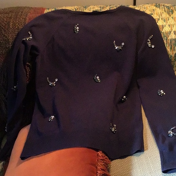 Ann Taylor 💎 embellished sweater top - Picture 6 of 9